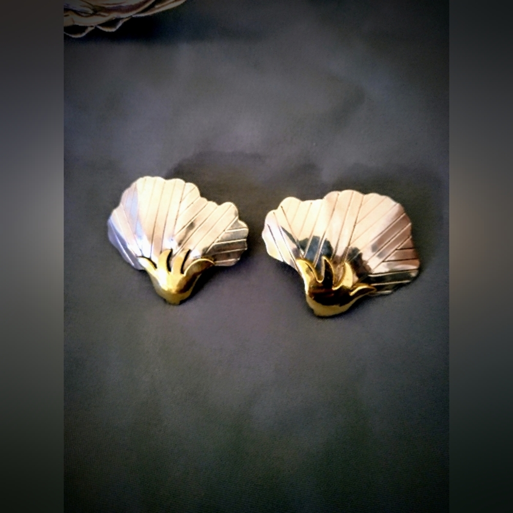 1930's Mexico sterling silver vintage earrings